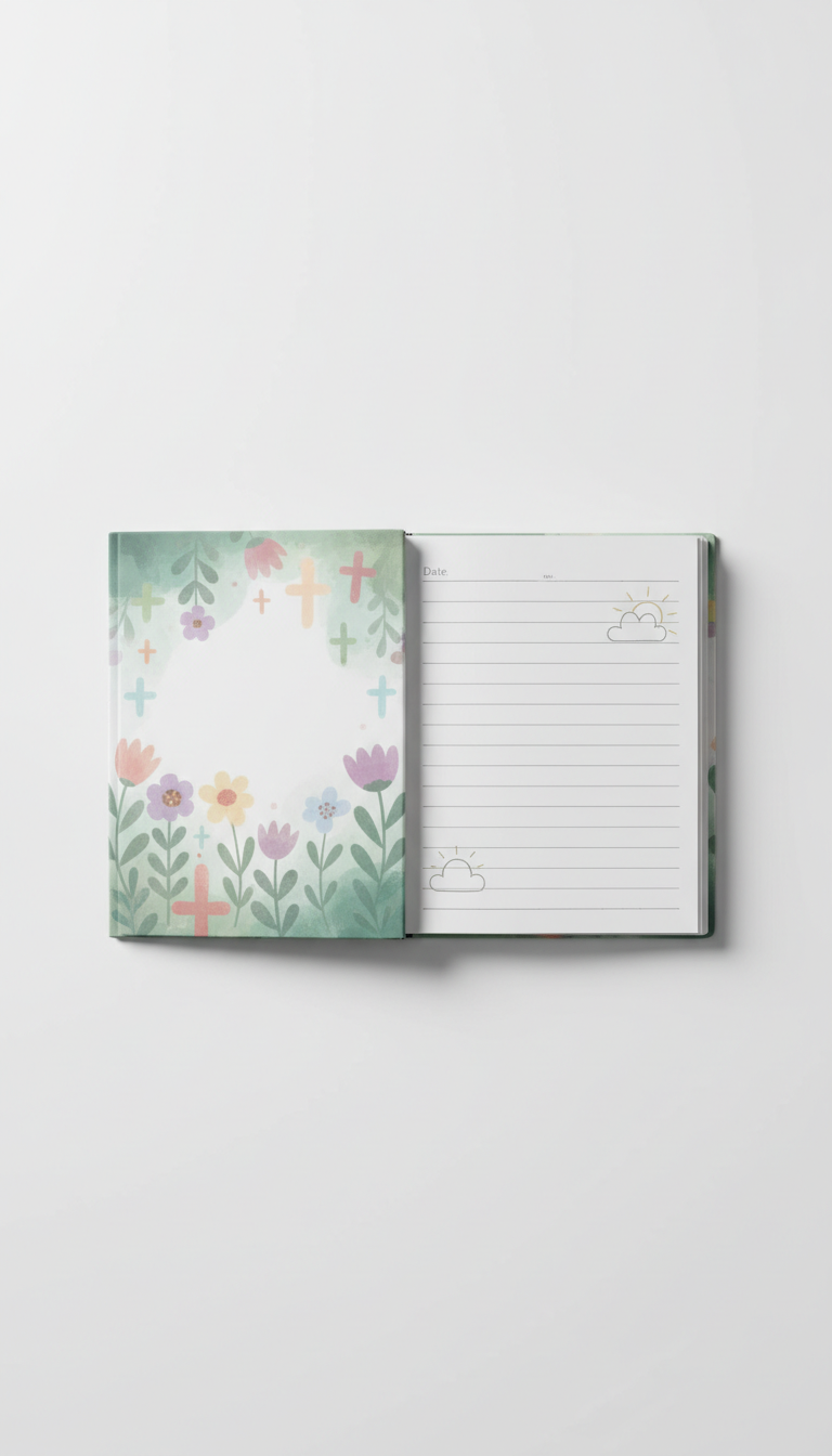Gratitude Garden Printable Kids Faith Journal (Digital Download)