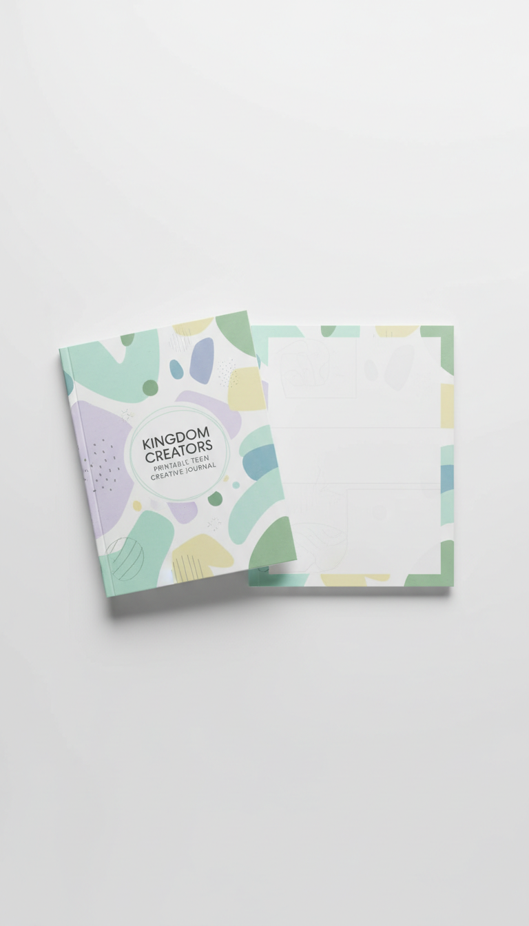 Kingdom Creators Teen Faith Journal | Printable Creative Journal for Teens (PDF)
